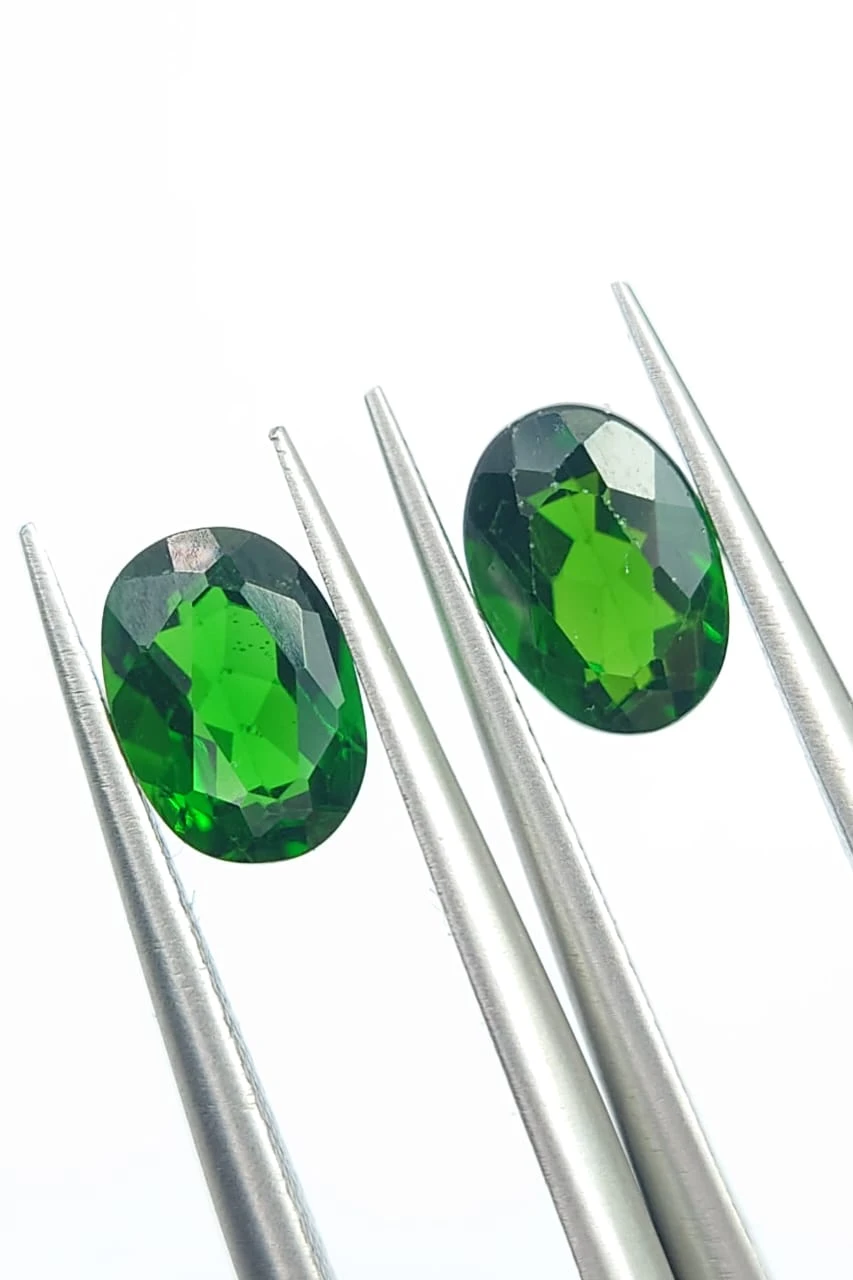 1.94ct Natural Green Chrome Diopside Oval Cut Loose Gemstone From Pakistan — view 2